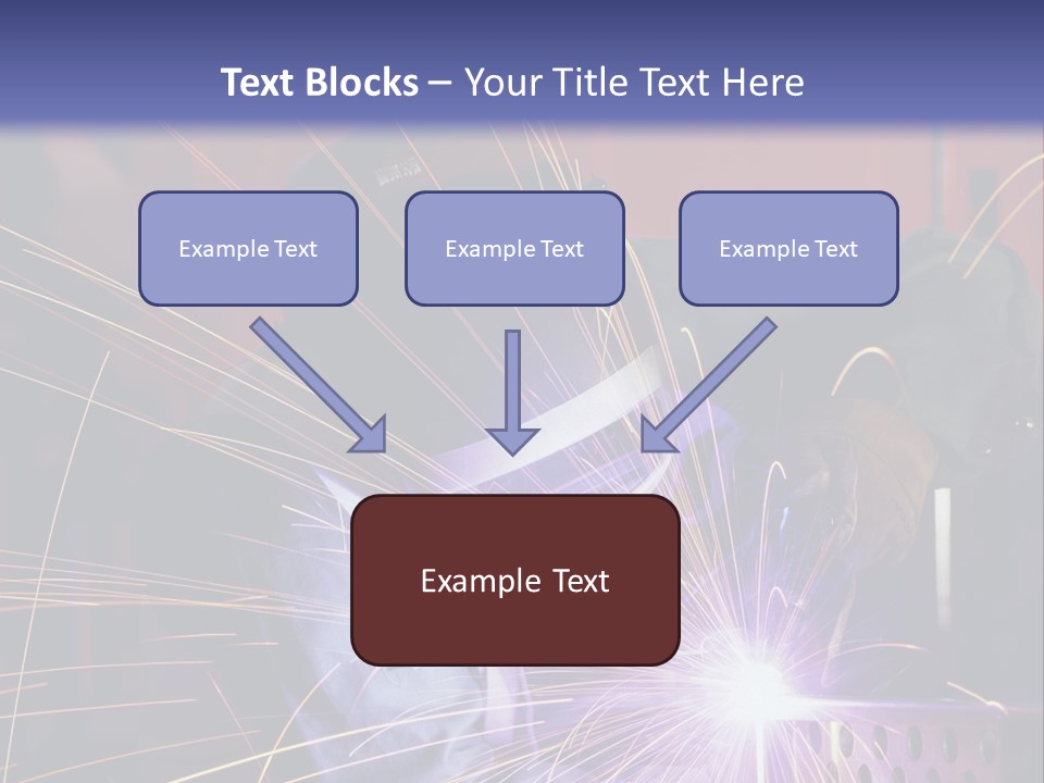 Al Lavoro Fiamma Uomo PowerPoint Template