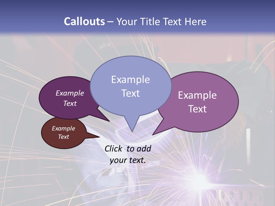 Al Lavoro Fiamma Uomo PowerPoint Template