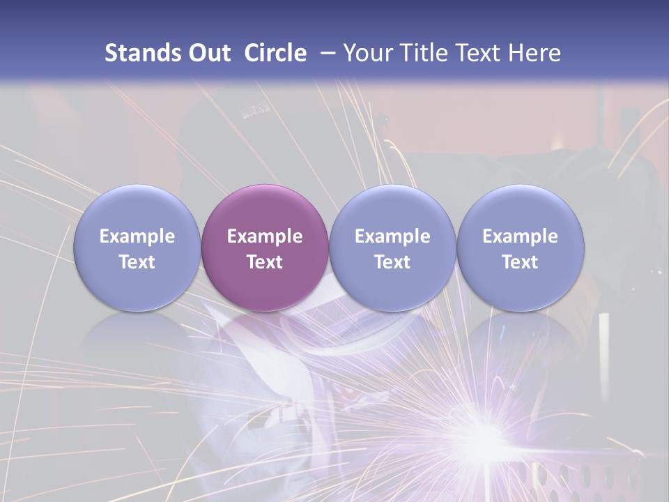 Al Lavoro Fiamma Uomo PowerPoint Template