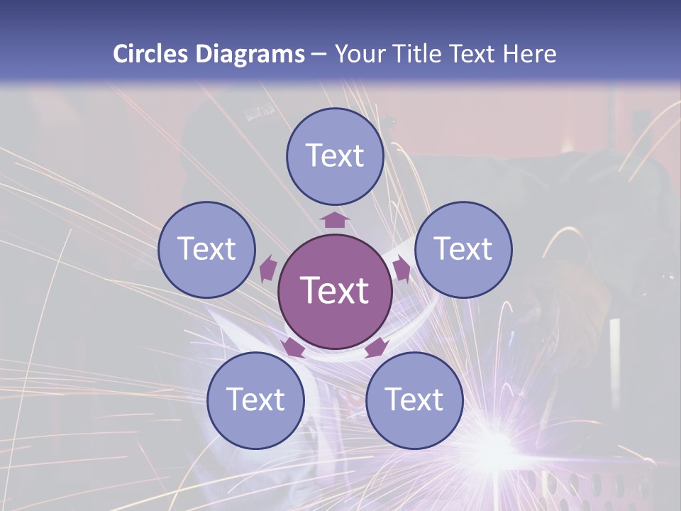 Al Lavoro Fiamma Uomo PowerPoint Template