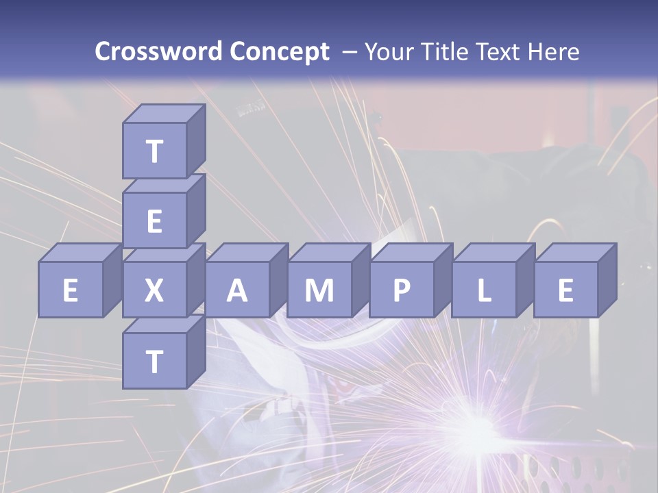 Al Lavoro Fiamma Uomo PowerPoint Template