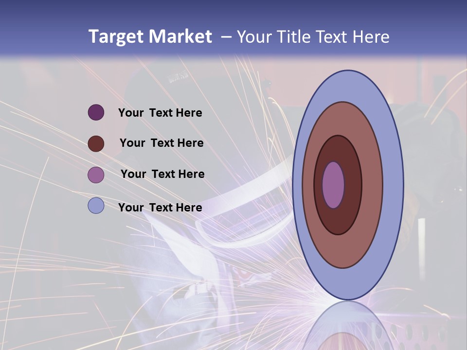 Al Lavoro Fiamma Uomo PowerPoint Template