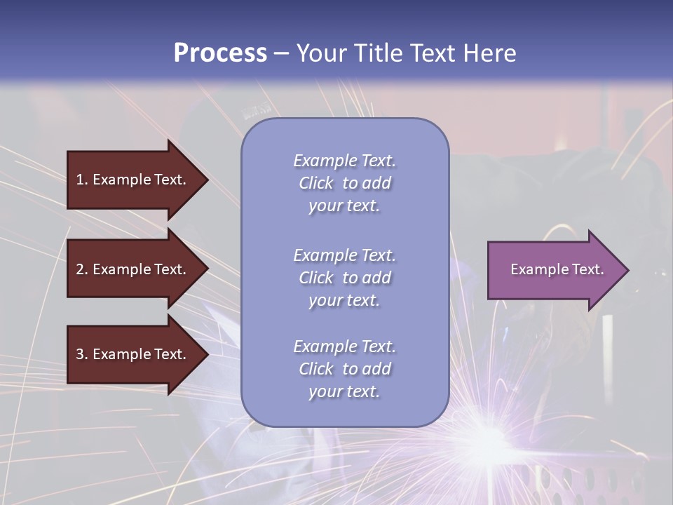 Al Lavoro Fiamma Uomo PowerPoint Template