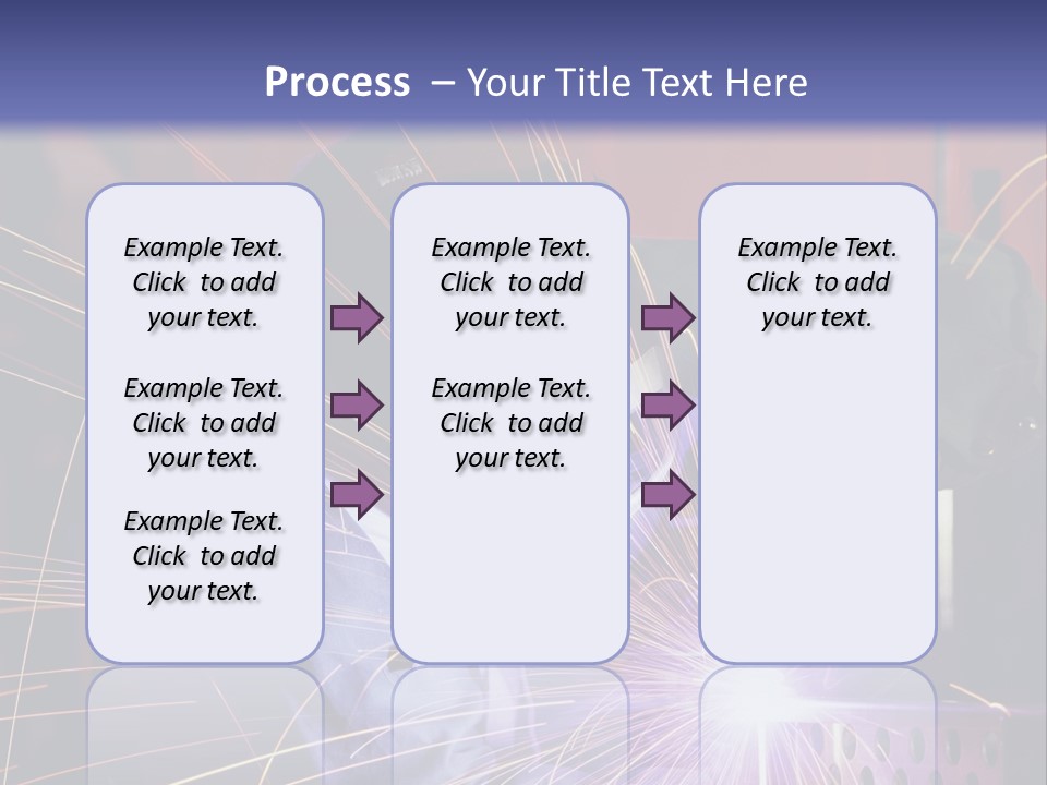 Al Lavoro Fiamma Uomo PowerPoint Template
