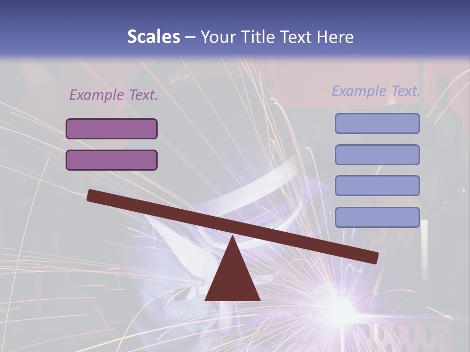 Al Lavoro Fiamma Uomo PowerPoint Template