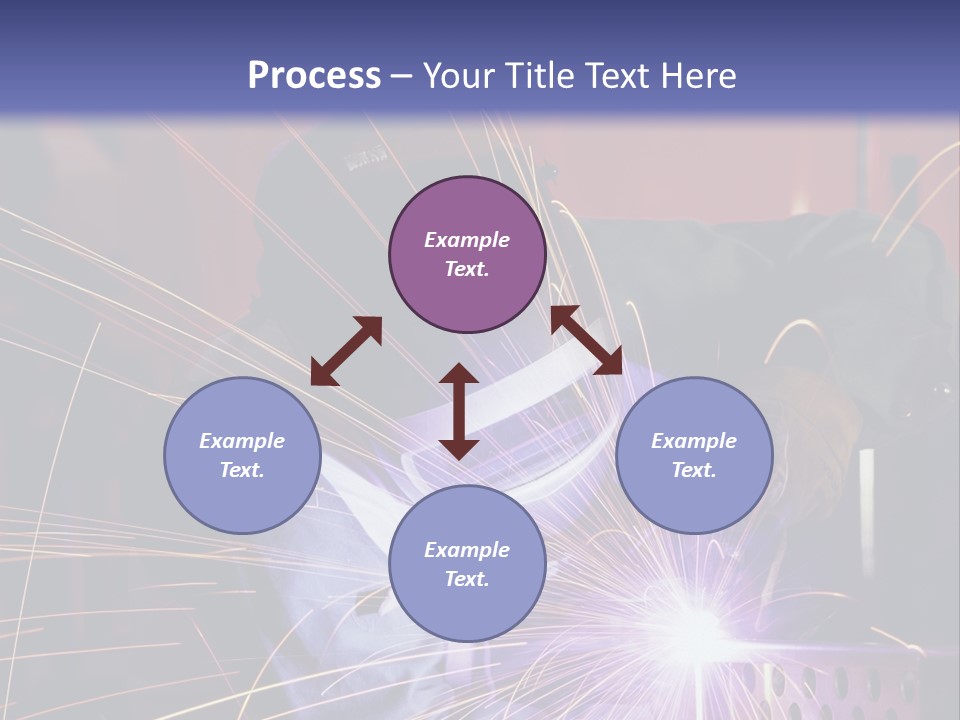 Al Lavoro Fiamma Uomo PowerPoint Template