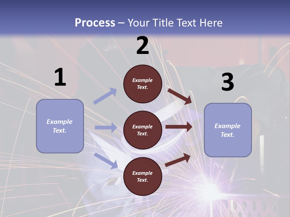 Al Lavoro Fiamma Uomo PowerPoint Template