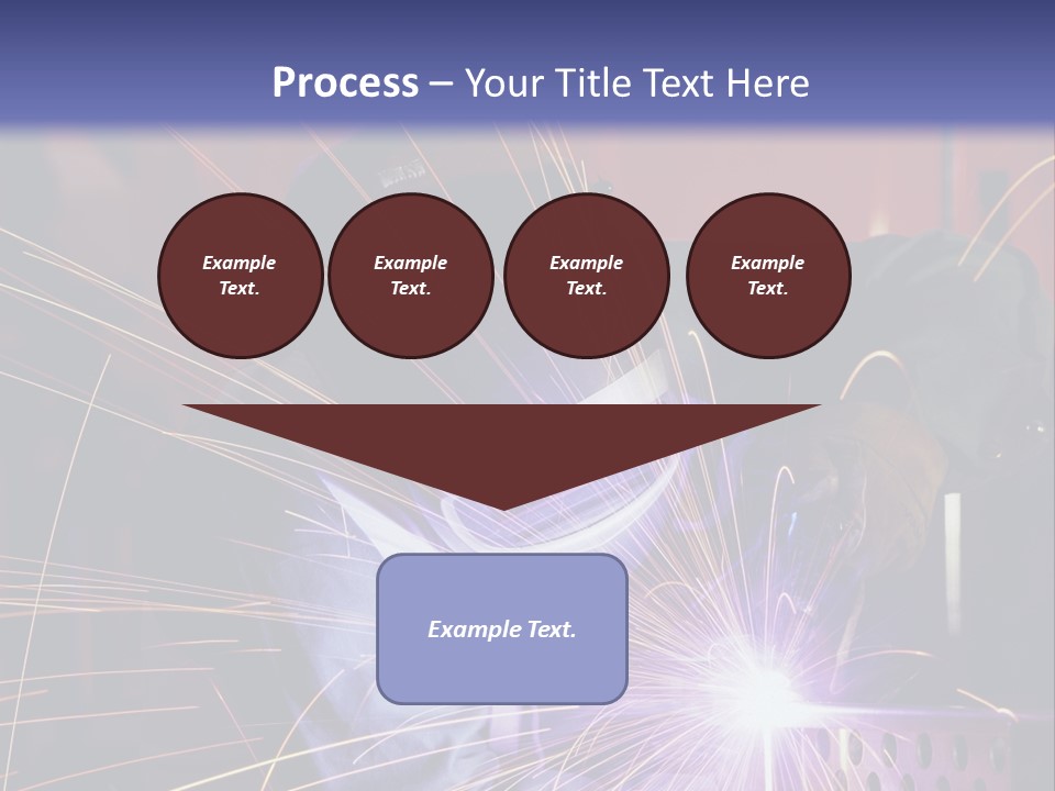 Al Lavoro Fiamma Uomo PowerPoint Template