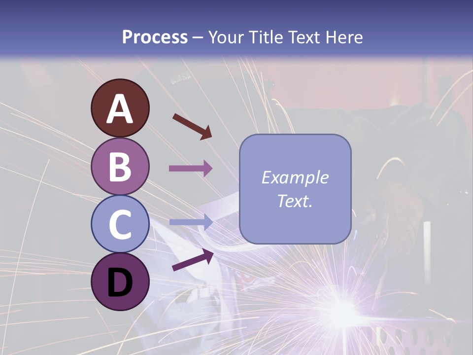Al Lavoro Fiamma Uomo PowerPoint Template