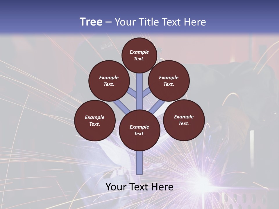 Al Lavoro Fiamma Uomo PowerPoint Template