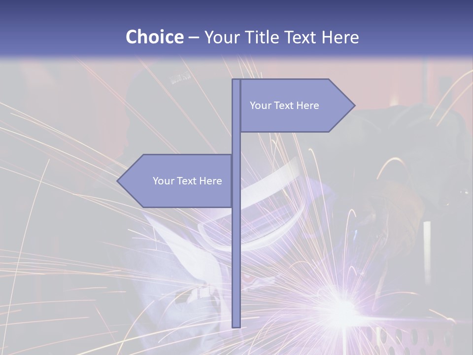 Al Lavoro Fiamma Uomo PowerPoint Template