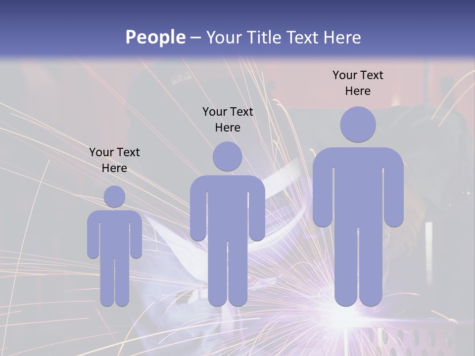 Al Lavoro Fiamma Uomo PowerPoint Template