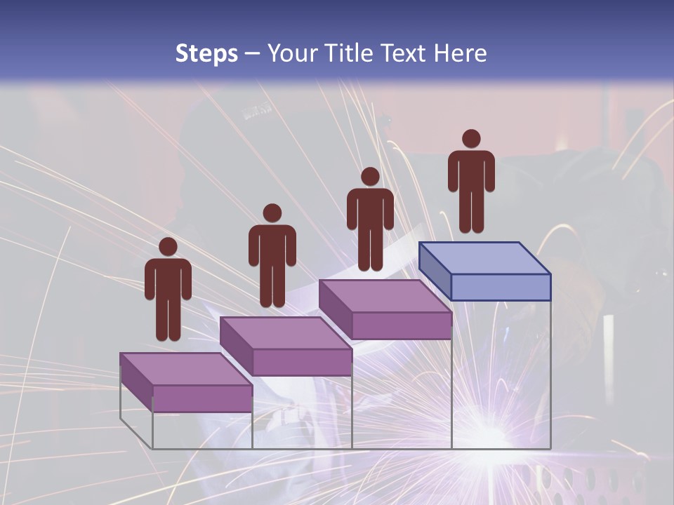 Al Lavoro Fiamma Uomo PowerPoint Template