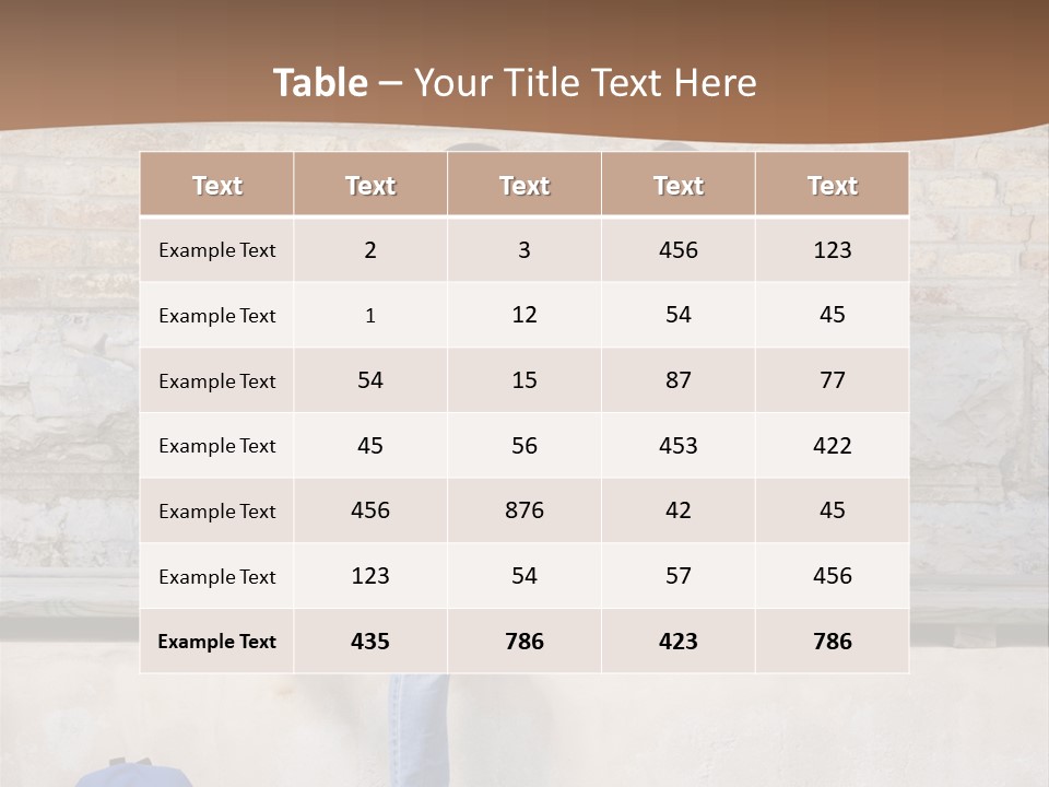 Attractive Female Blond Hair Learning PowerPoint Template