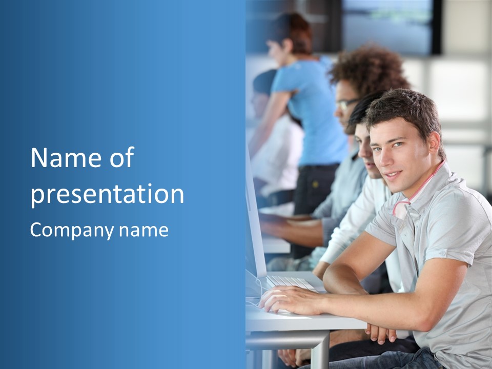 Professional Adults Meeting PowerPoint Template