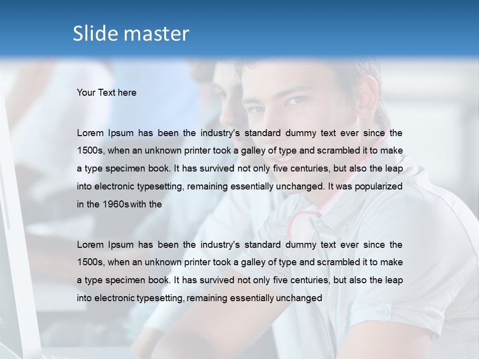 Professional Adults Meeting PowerPoint Template