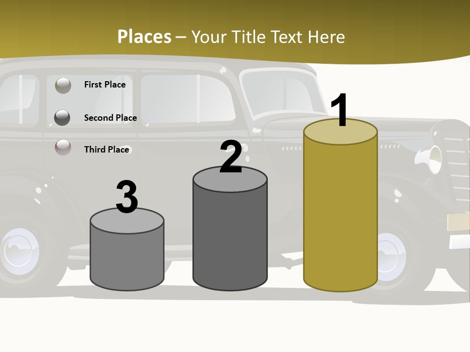 S Vintage Vehicle PowerPoint Template