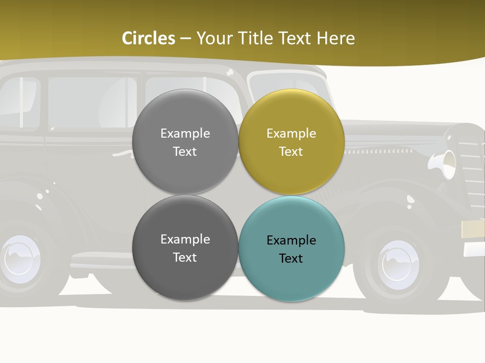S Vintage Vehicle PowerPoint Template