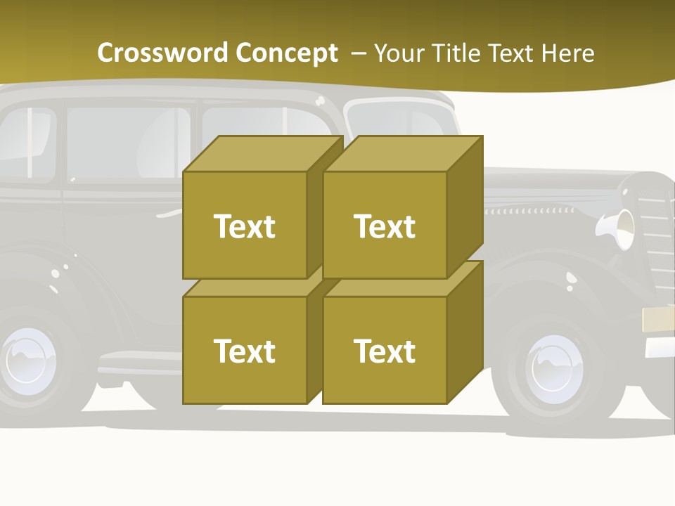 S Vintage Vehicle PowerPoint Template