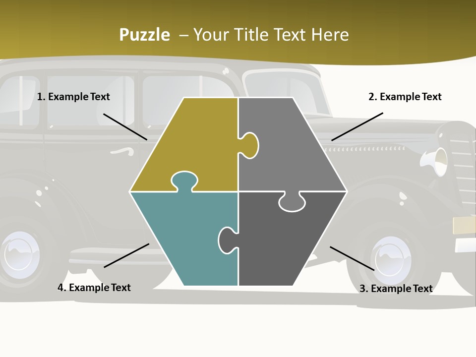 S Vintage Vehicle PowerPoint Template