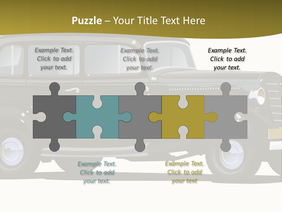 S Vintage Vehicle PowerPoint Template