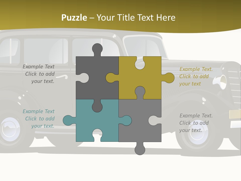 S Vintage Vehicle PowerPoint Template