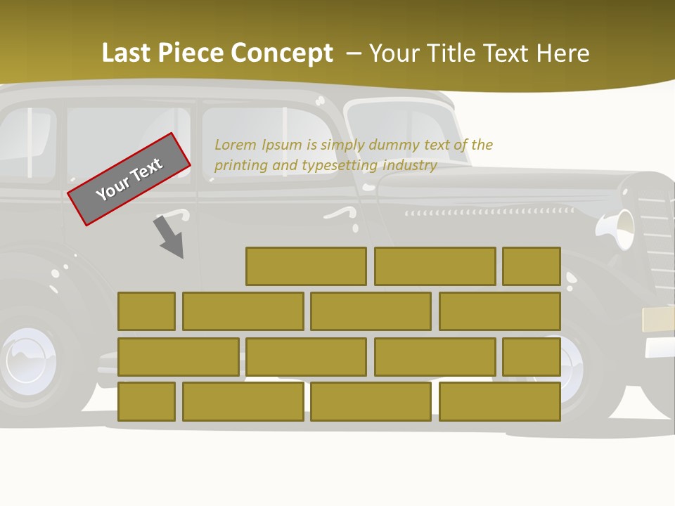 S Vintage Vehicle PowerPoint Template