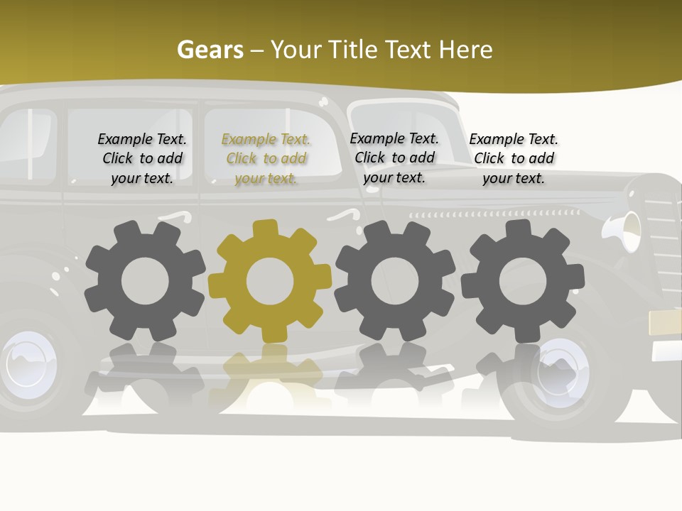 S Vintage Vehicle PowerPoint Template