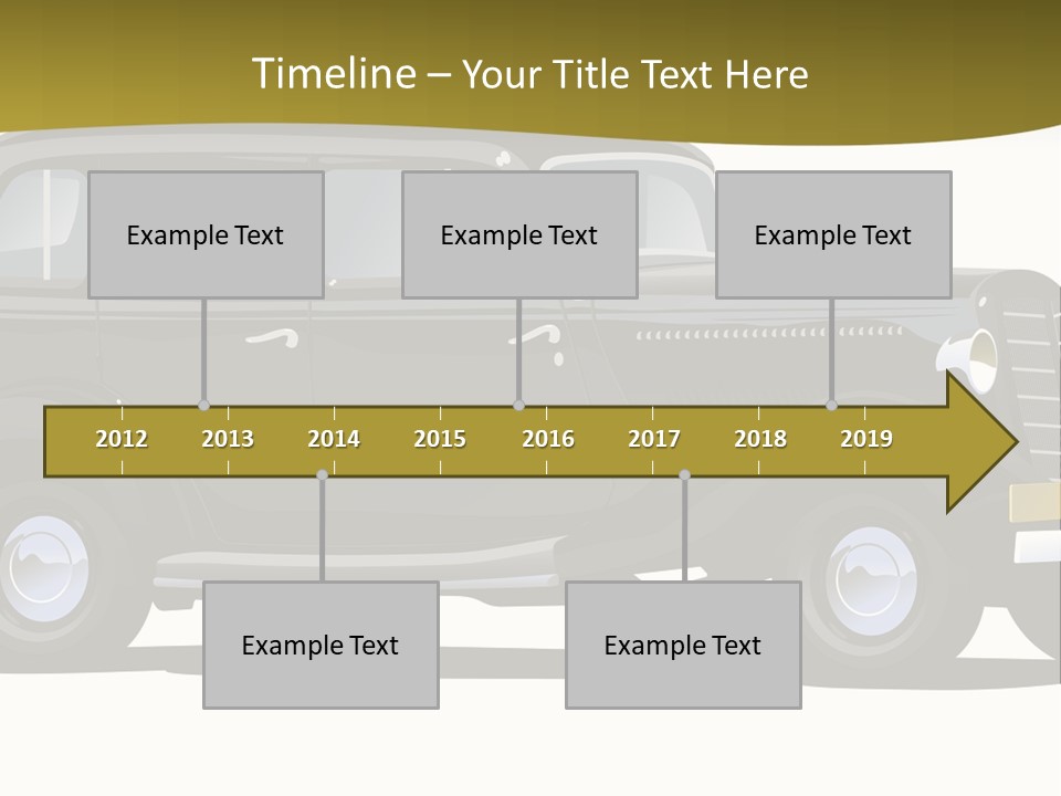 S Vintage Vehicle PowerPoint Template
