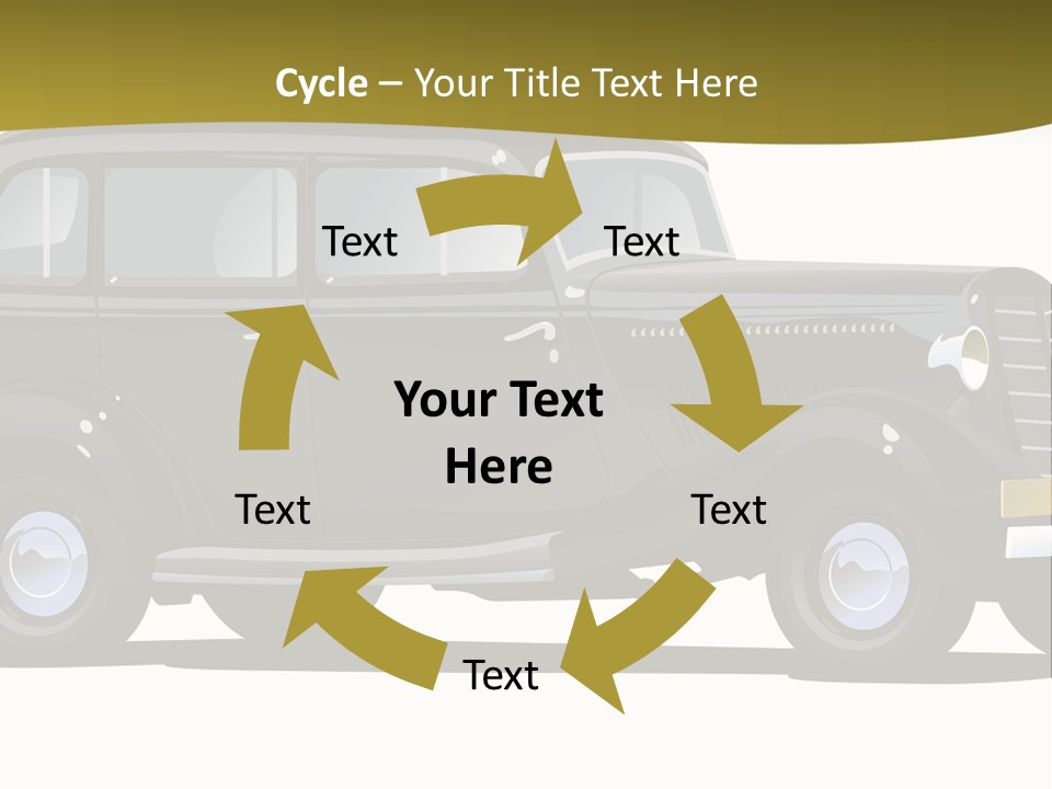 S Vintage Vehicle PowerPoint Template