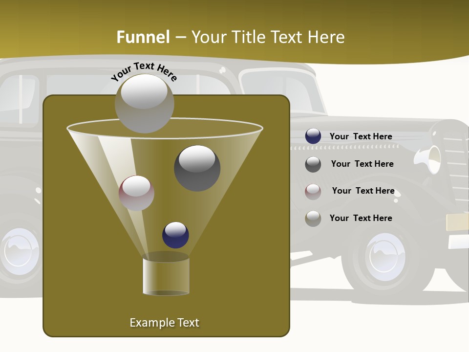 S Vintage Vehicle PowerPoint Template