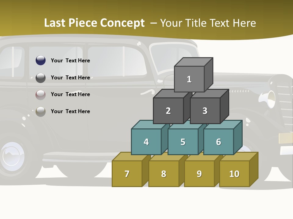 S Vintage Vehicle PowerPoint Template
