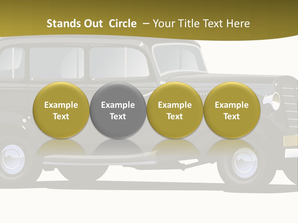 S Vintage Vehicle PowerPoint Template