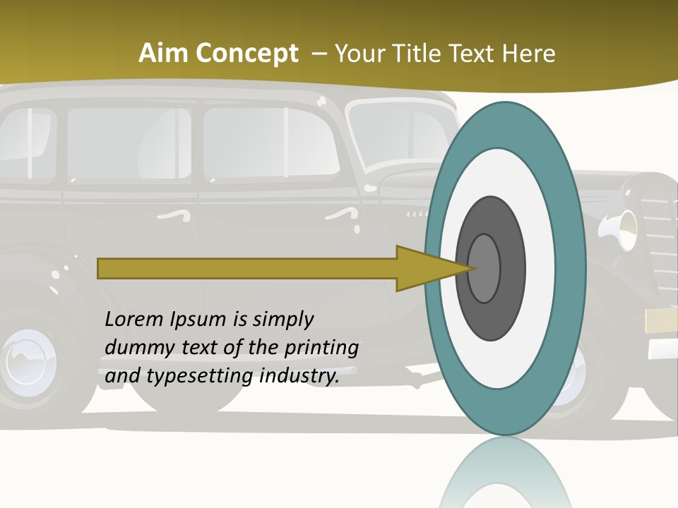 S Vintage Vehicle PowerPoint Template