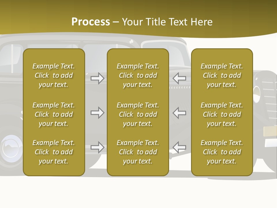 S Vintage Vehicle PowerPoint Template