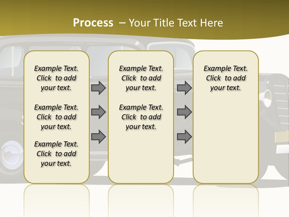 S Vintage Vehicle PowerPoint Template