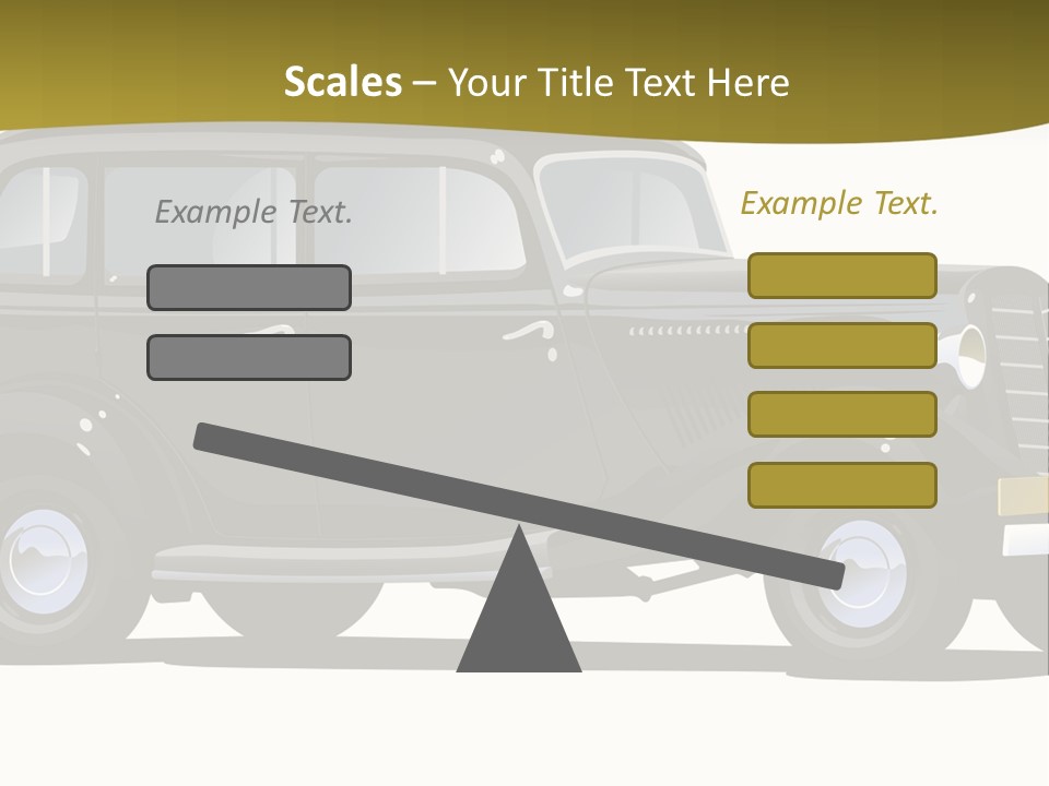 S Vintage Vehicle PowerPoint Template