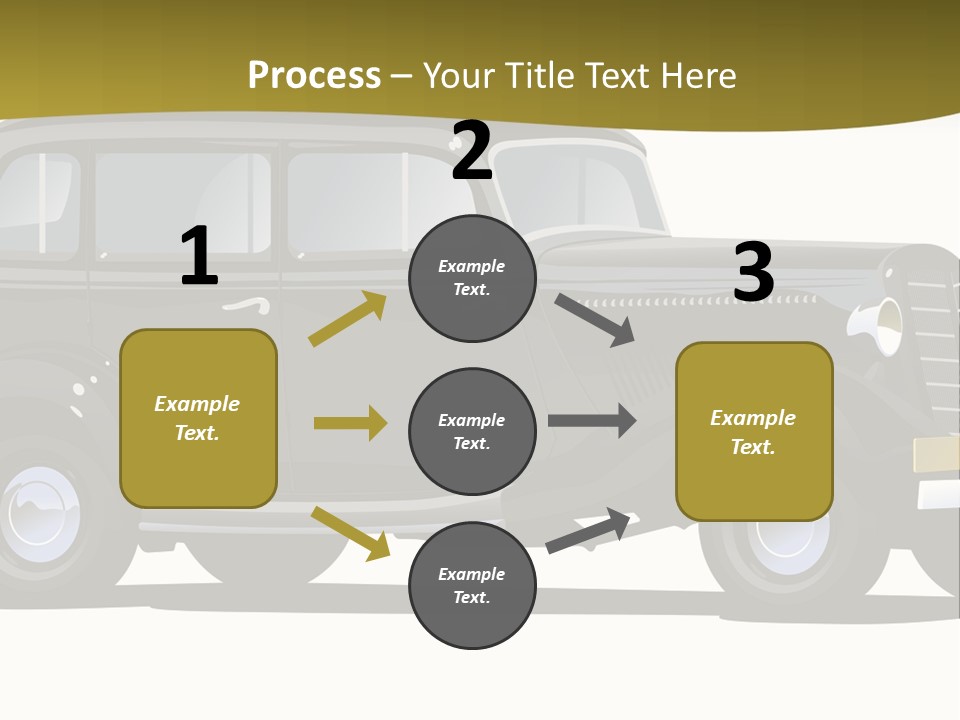 S Vintage Vehicle PowerPoint Template