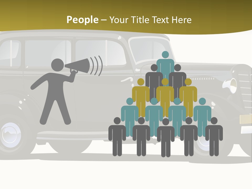 S Vintage Vehicle PowerPoint Template