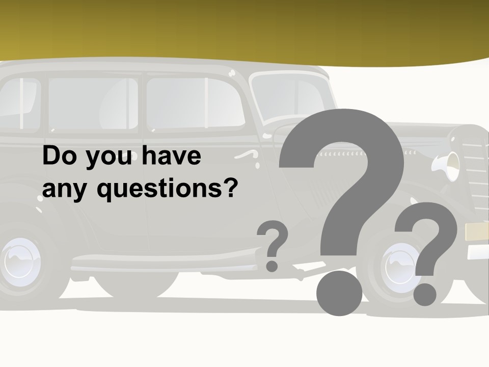 S Vintage Vehicle PowerPoint Template