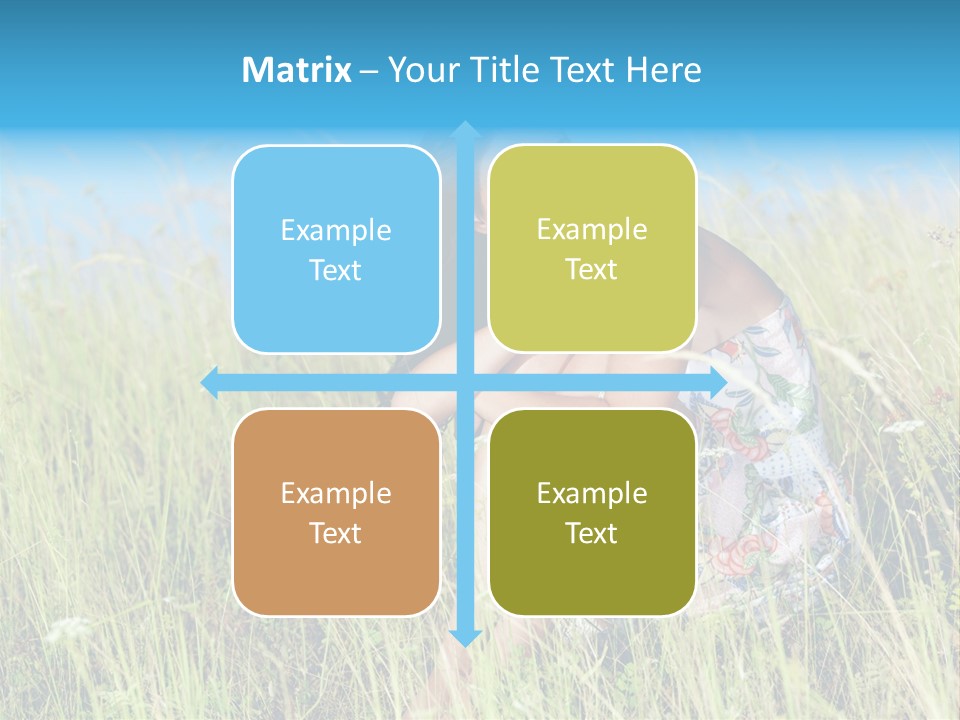 Meadow Person Female PowerPoint Template