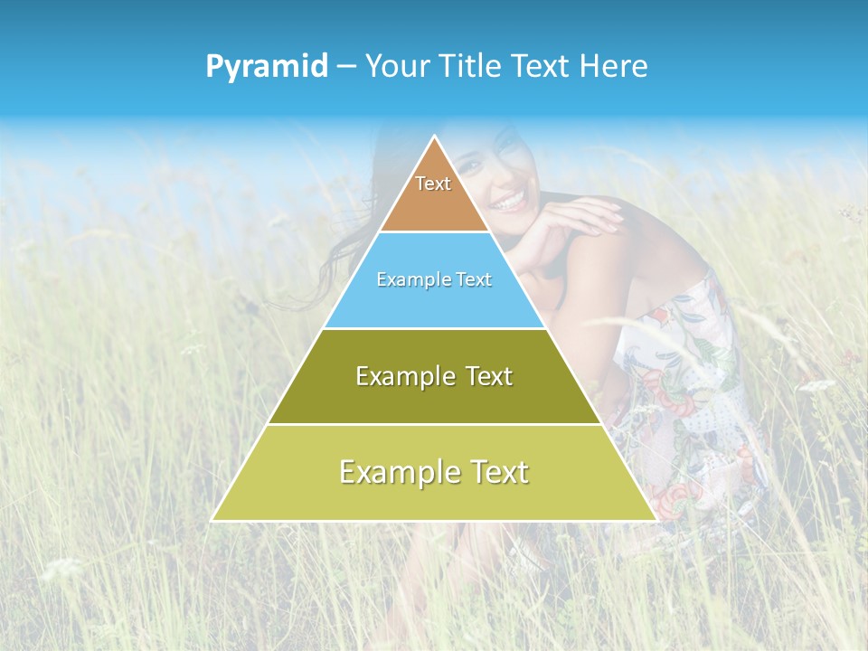 Meadow Person Female PowerPoint Template