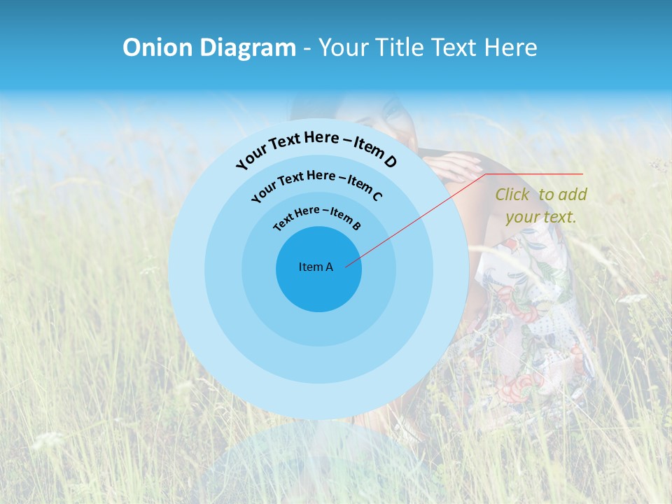 Meadow Person Female PowerPoint Template