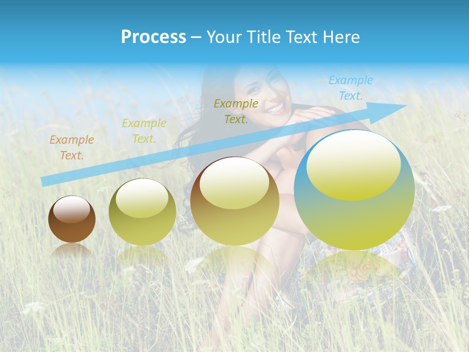 Meadow Person Female PowerPoint Template