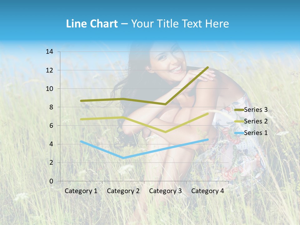 Meadow Person Female PowerPoint Template