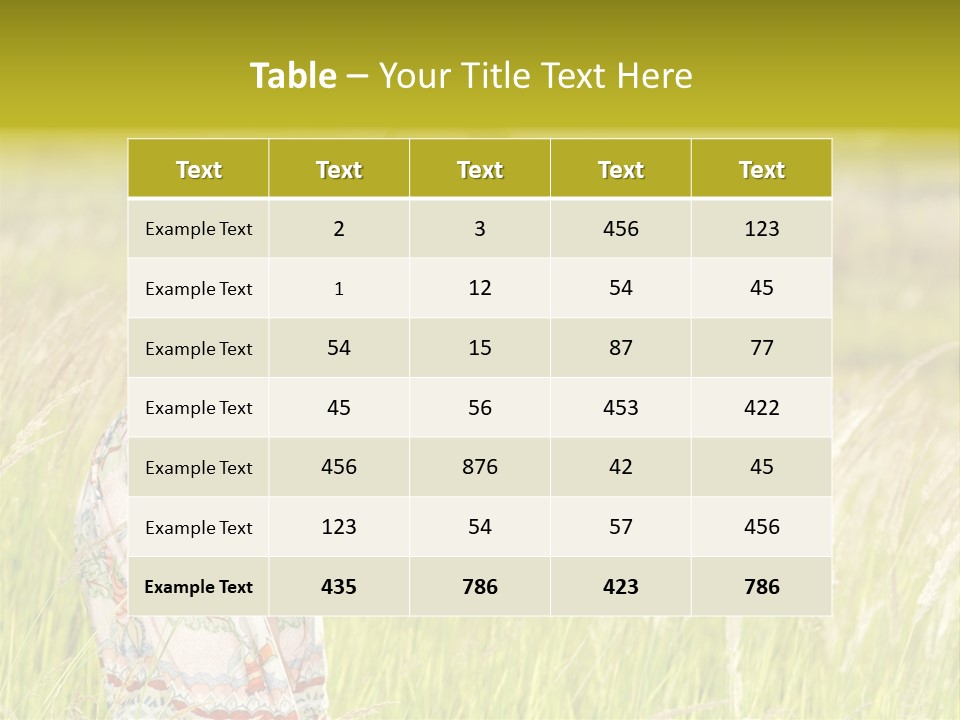 Toothy Joyful Brunette PowerPoint Template