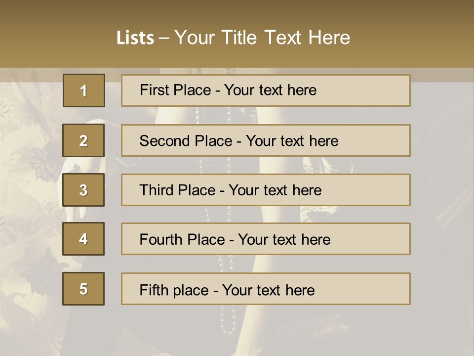 Fashion Vogue Antique PowerPoint Template