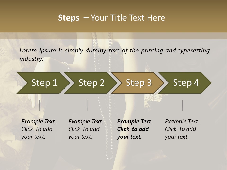 Fashion Vogue Antique PowerPoint Template