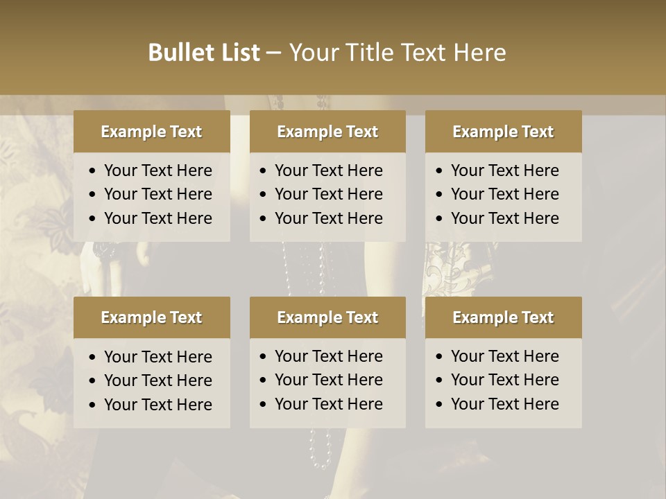 Fashion Vogue Antique PowerPoint Template