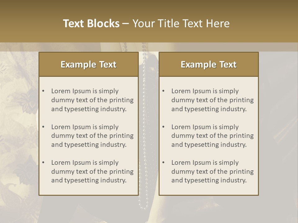 Fashion Vogue Antique PowerPoint Template